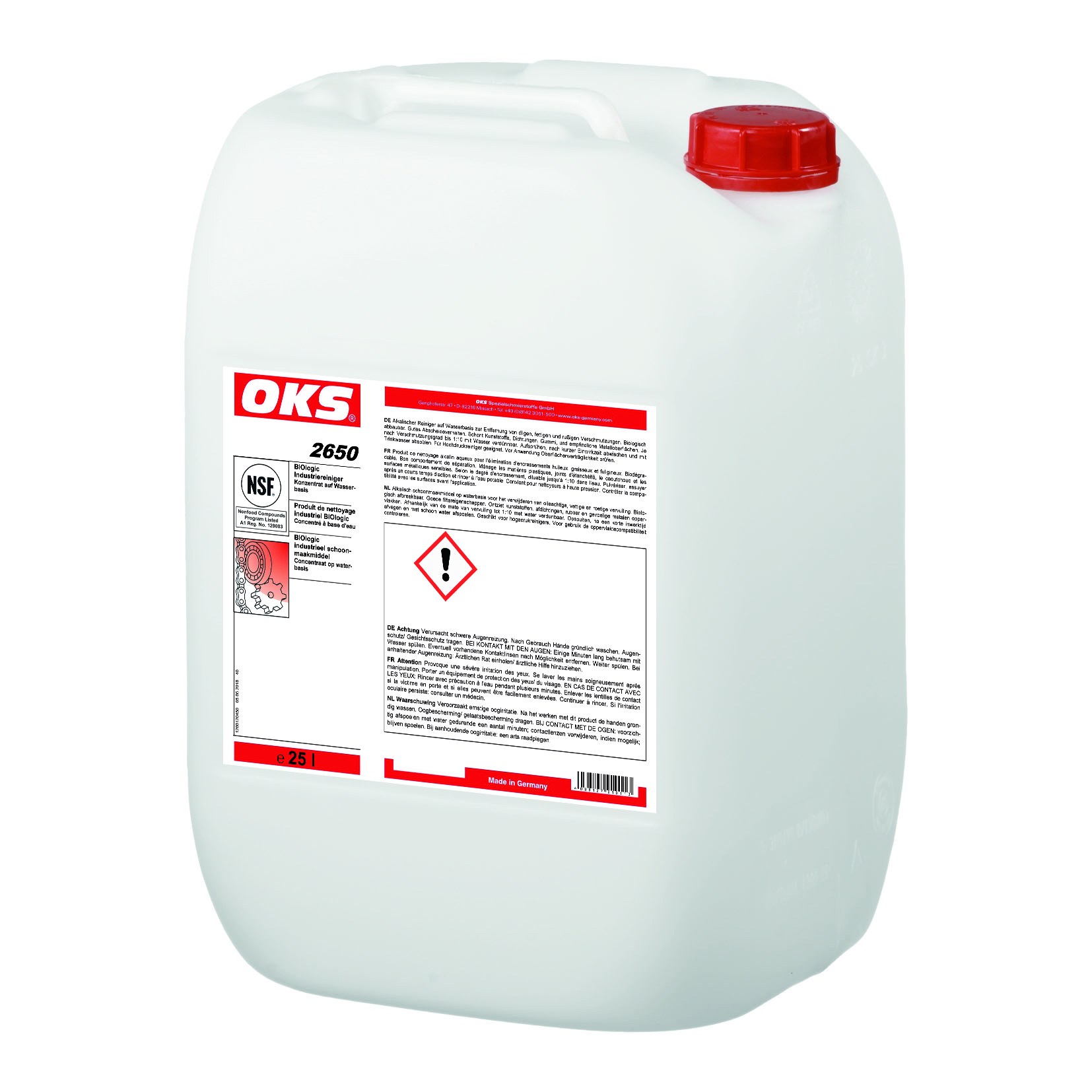 982650050 OKS 2650 BIOLOGIC REINIGER NSF A1 5 L